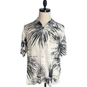 Jack & Jones Jorflow Resort Shirt Black White